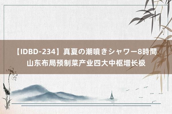 【IDBD-234】真夏の潮噴きシャワー8時間 山东布局预制菜产业四大中枢增长极