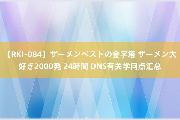 【RKI-084】ザーメンベストの金字塔 ザーメン大好き2000発 24時間 DNS有关学问点汇总