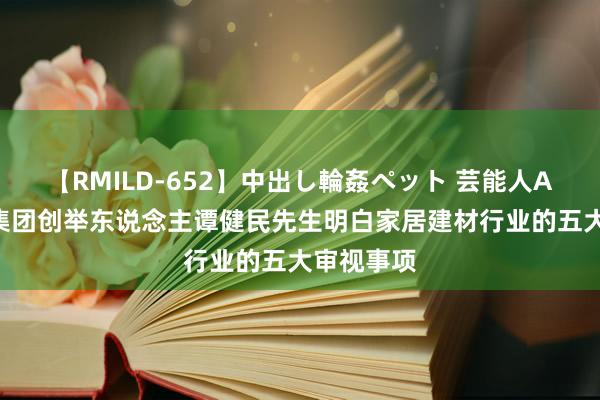 【RMILD-652】中出し輪姦ペット 芸能人AYA 信家集团创举东说念主谭健民先生明白家居建材行业的五大审视事项