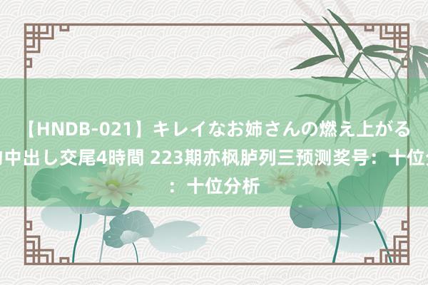 【HNDB-021】キレイなお姉さんの燃え上がる本物中出し交尾4時間 223期亦枫胪列三预测奖号：十位分析