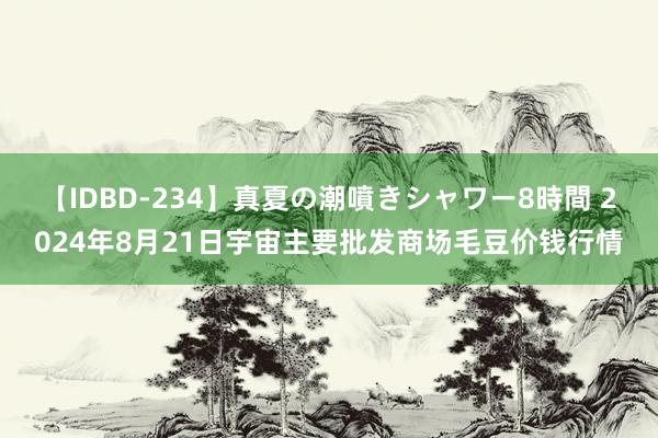 【IDBD-234】真夏の潮噴きシャワー8時間 2024年8月21日宇宙主要批发商场毛豆价钱行情