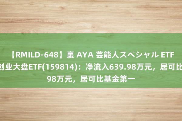 【RMILD-648】裏 AYA 芸能人スペシャル ETF资金榜 | 创业大盘ETF(159814)：净流入639.98万元，居可比基金第一