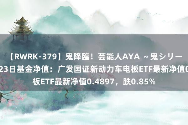 【RWRK-379】鬼降臨！芸能人AYA ～鬼シリーズ全制覇！～ 8月23日基金净值：广发国证新动力车电板ETF最新净值0.4897，跌0.85%