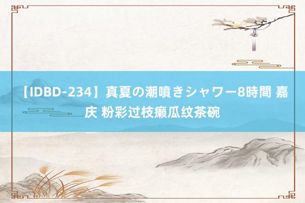 【IDBD-234】真夏の潮噴きシャワー8時間 嘉庆 粉彩过枝癞瓜纹茶碗