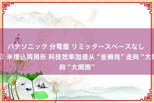 パナソニック 分電盤 リミッタースペースなし 露出・半埋込両用形 科技效率加速从“坐褥线”走向“大阛阓”