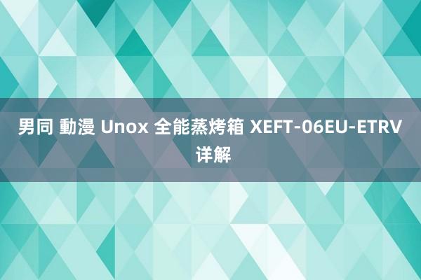 男同 動漫 Unox 全能蒸烤箱 XEFT-06EU-ETRV 详解